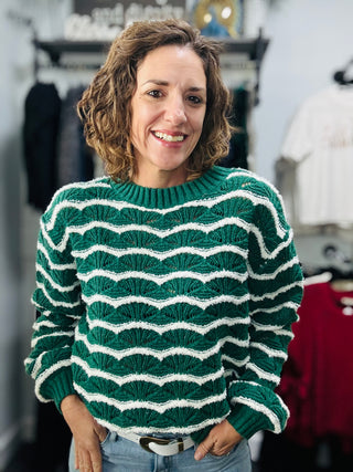 Pine Stripe Sweater