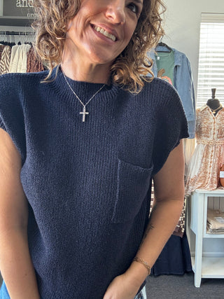 Navy Nights Sweater