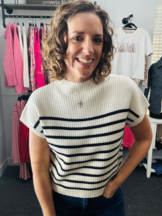 Monroe Stripe Top