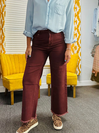 Vintage Wine Pants