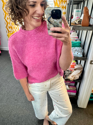 Fluffy Flamingo Sweater
