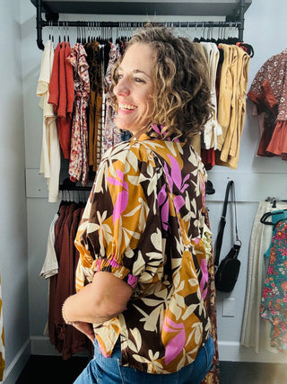 Toffee Blossom Top