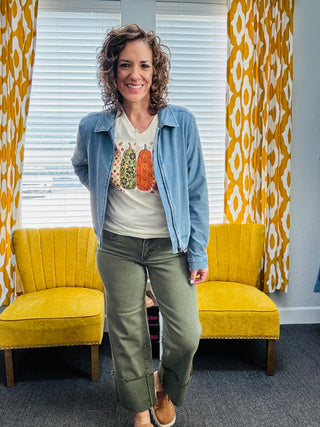 Olive Edge Jeans
