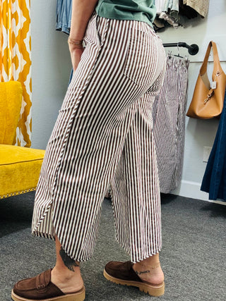 Chestnut Stripe Pants