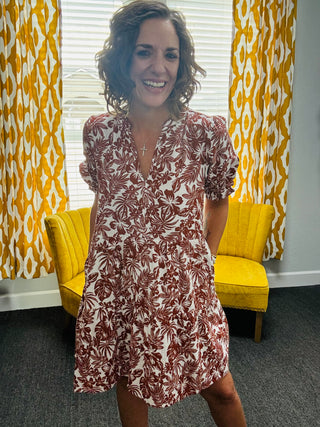 Marina Brown Dress