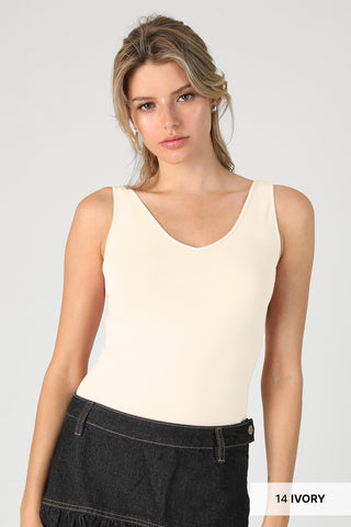 Ivory Jersey Tank
