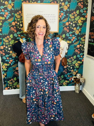 Blue Garden Dress