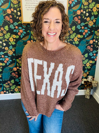 Texas Mocha Chunky Sweater
