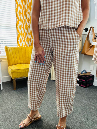 Woodsmoke Gingham Pants