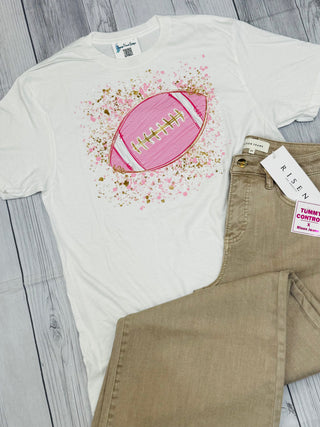 Pink Out Football Tee