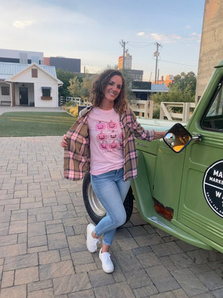 We Wear Pink Pumpkin Tee