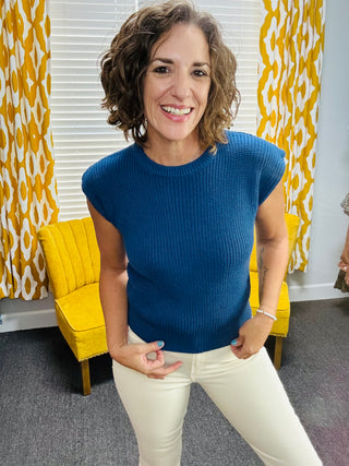 Teal Blue Sweater