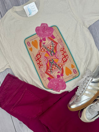 Queen of Hearts Tee