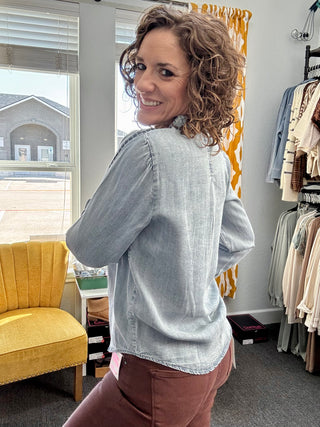 Lettie Denim Top