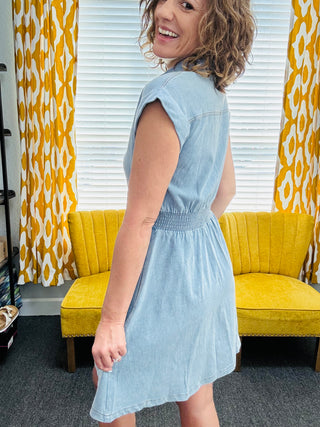 Denim Dash Dress