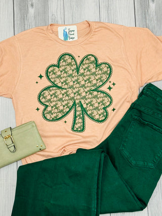 Peachy Clover Tee