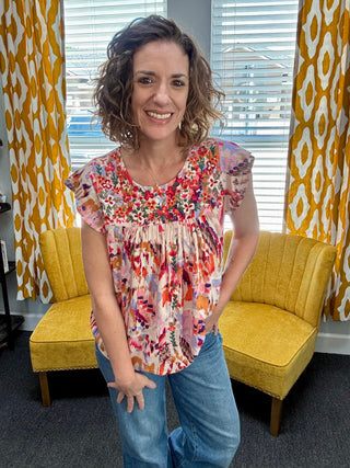 Brushstroke Savanna Jane Top