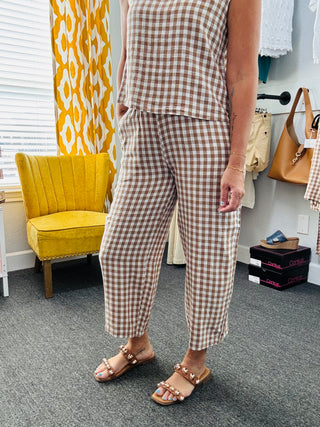 Woodsmoke Gingham Pants