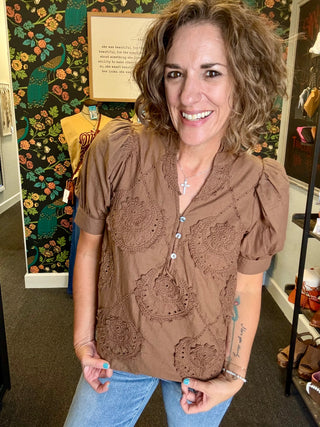 Chocolate Charm Top