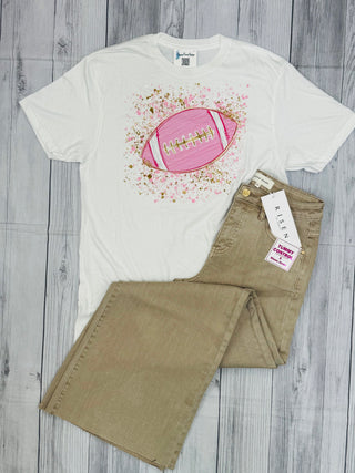 Pink Out Football Tee