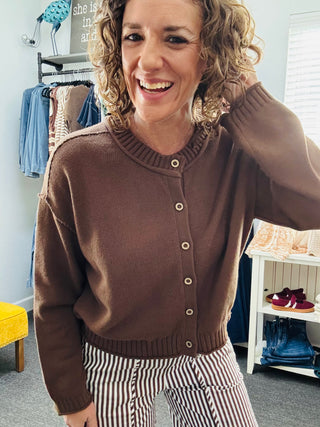 Chestnut Everyday Cardigan