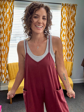 Cabernet Comfort Jumpsuit
