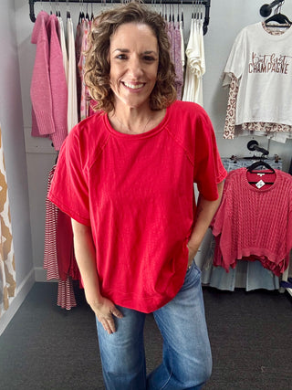 Sweetheart Slouch Top