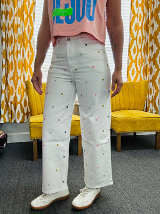 Floral Whimsy Jeans