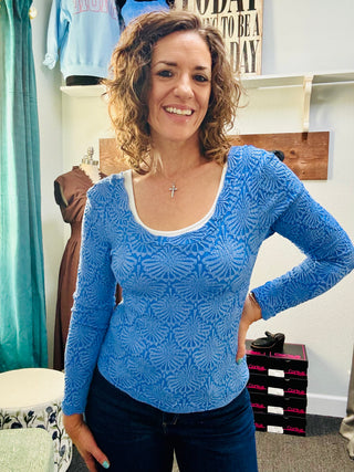 Royal Boho Top