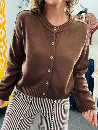 Chestnut Everyday Cardigan
