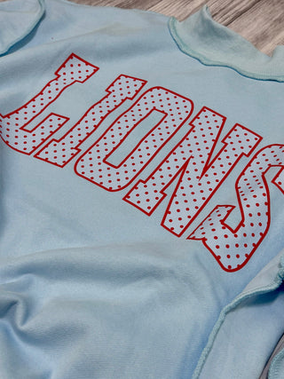 Lions Dot Mockneck