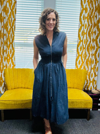 Sutton Suede Dress