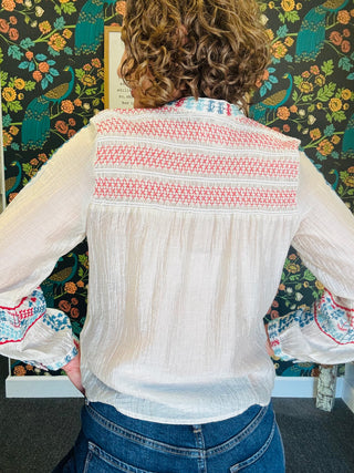 Makenna Embroidery Shirt