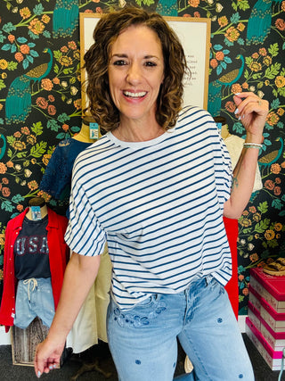 Skylar Striped Top