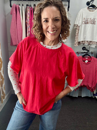 Sweetheart Slouch Top