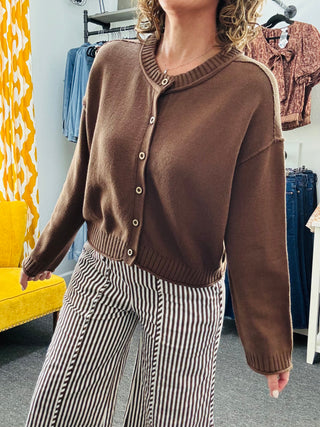 Chestnut Everyday Cardigan