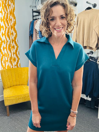 Easy Teal Dress
