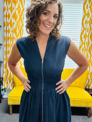 Sutton Suede Dress