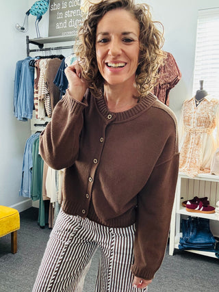 Chestnut Everyday Cardigan