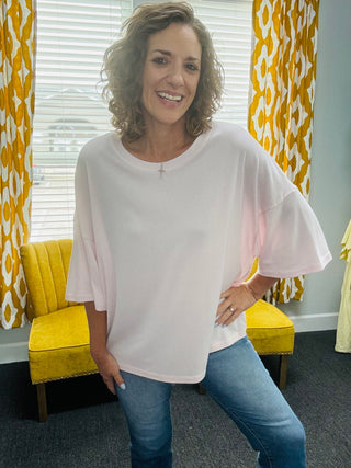 Petal Pink Vintage Tee