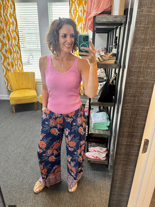 Pink Peony Tank