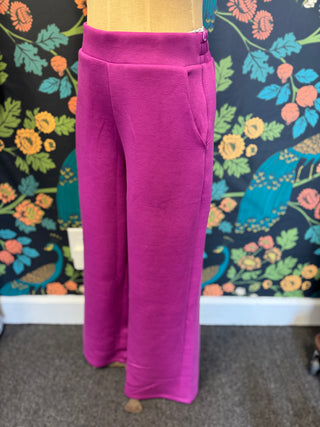 Magenta Travel Pants