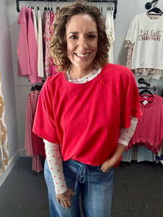 Sweetheart Slouch Top