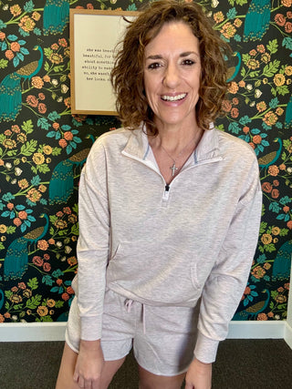 Pink Heather Daydream Pullover