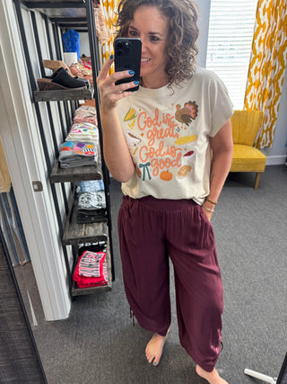 Dark Fig Breeze Pants