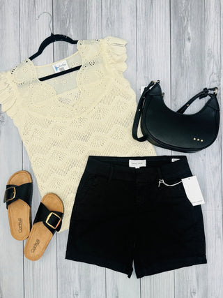 Black South Hampton Shorts