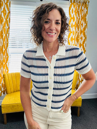 Hallie Striped Top