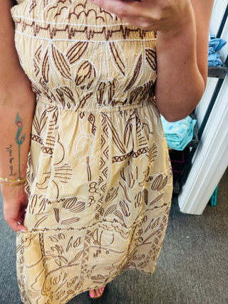 Myra Stitch Maxi Dress