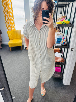 Coffee Run Midi Dress