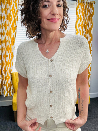 Cream Harbor Top